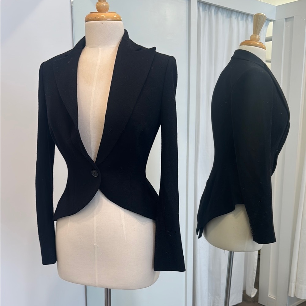 RALPH LAUREN - women’s black wool blazer -